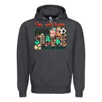 Smoke i'm just here for the snacks #soccer sister Zipper Hoodie - Zillion Design Studio
