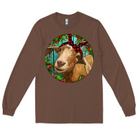 Chestnut Farm Goat Christmas Long Sleeve Tee - RanaPortraitStore