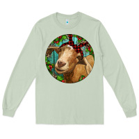 Matcha Farm Goat Christmas Long Sleeve Tee - RanaPortraitStore