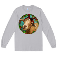 Moon Dust Farm Goat Christmas Long Sleeve Tee - RanaPortraitStore