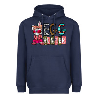 Navy Egg Hunter Heavyweight Hoodie - CowhideDigitalArt