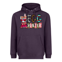 Plum Egg Hunter Heavyweight Hoodie - CowhideDigitalArt
