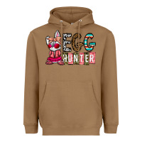 Toasted Coconut Egg Hunter Heavyweight Hoodie - CowhideDigitalArt