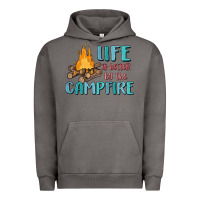 Pigment Tornado life is better by the campfire Urban Hoodie - MaliasSmallBusiness