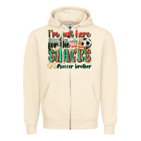 Sandshell i'm just here for the snacks #soccer  brother Zipper Hoodie - Zillion Design Studio