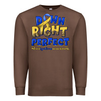 Chestnut down right perfect down syndrome Premium Sweatshirt - Artiststas