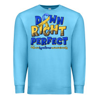 Ocean Blue down right perfect down syndrome Premium Sweatshirt - Artiststas