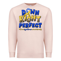 Pale Pink down right perfect down syndrome Premium Sweatshirt - Artiststas