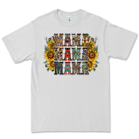 Dove Grey mama sunflower western Premium Tee - RacoonDesign
