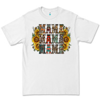 White mama sunflower western Premium Tee - RacoonDesign