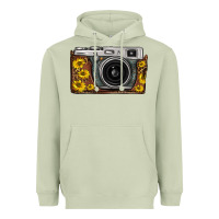 Sunflower Leopard Vintage Camera Heavyweight Hoodie | Teevron
