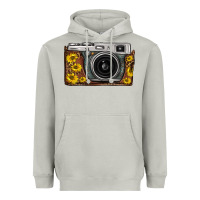 Moon Dust sunflower leopard vintage camera Heavyweight Hoodie - FaDigitalArtStudio