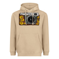 Mushroom sunflower leopard vintage camera Heavyweight Hoodie - FaDigitalArtStudio