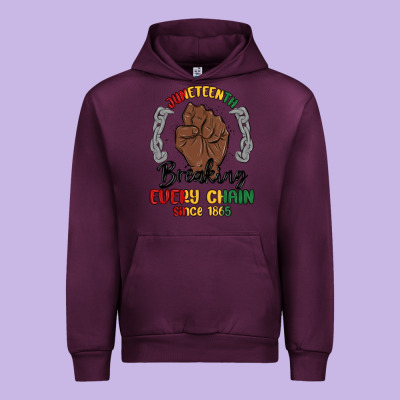 Every Chain Since 1865 Juneteenth Urban Hoodie Designed By Maliassmallbusiness