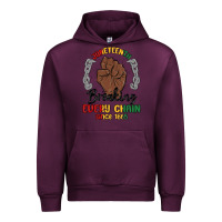 Mauve Wine every chain since 1865 juneteenth Urban Hoodie - MaliasSmallBusiness