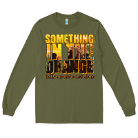 Army Green something in the orange western Long Sleeve Tee - texasbilliewilder
