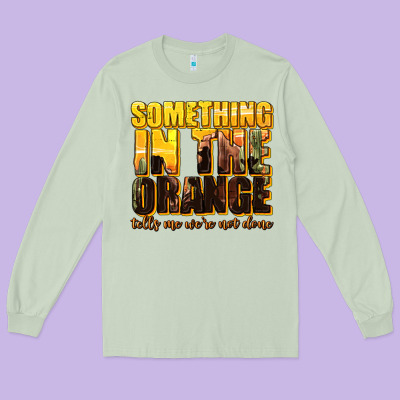 Long Sleeve Tee something in the orange western