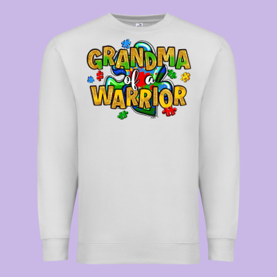 Grandma Of A Warrior Premium Sweatshirt Designed By Artiststas
