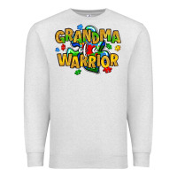Oatmeal Heather grandma of a warrior Premium Sweatshirt - Artiststas
