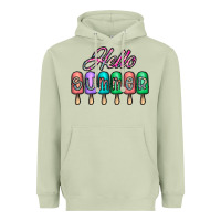Matcha hello summer Heavyweight Hoodie - CowhideDigitalArt