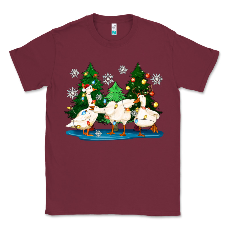 Christmas Duck Classic Tee by Zillion Design Studio | Teevron