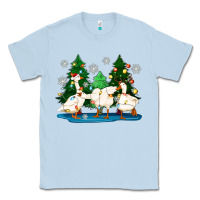 Dusty Blue christmas duck Classic Tee - Zillion Design Studio