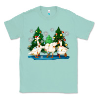 Seafoam christmas duck Classic Tee - Zillion Design Studio