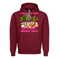 I Might Text Back Zipper Hoodie | Teevron