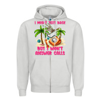Dove Grey i might text back Zipper Hoodie - texasbilliewilder