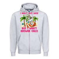 Heather Grey i might text back Zipper Hoodie - texasbilliewilder
