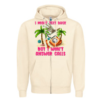 Sandshell i might text back Zipper Hoodie - texasbilliewilder