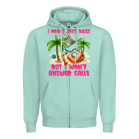 Seafoam i might text back Zipper Hoodie - texasbilliewilder