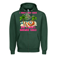 Sports Green i might text back Zipper Hoodie - texasbilliewilder
