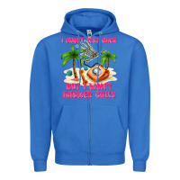 True Royal i might text back Zipper Hoodie - texasbilliewilder