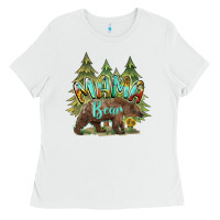 White mama bear trees Ladies Tee - BarkalooDesign