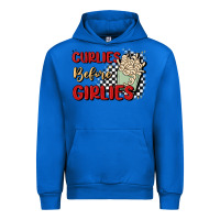 Cobalt curlies before girlies Urban Hoodie - MaliasSmallBusiness
