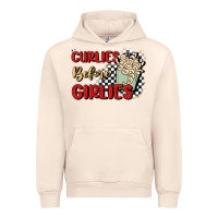 Sandshell curlies before girlies Urban Hoodie - MaliasSmallBusiness