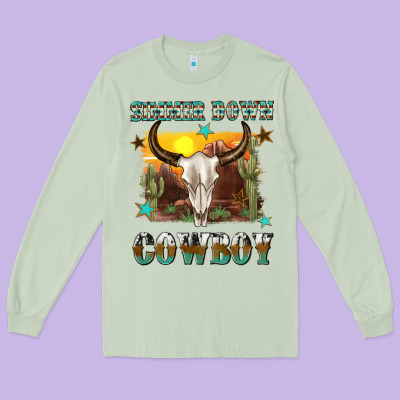 Long Sleeve Tee simmer down cowboy