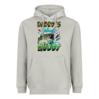 Daddy's Fishing Buddy Heavyweight Hoodie | Teevron
