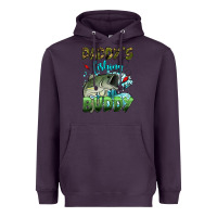 Plum daddy's fishing buddy Heavyweight Hoodie - HRA Design Shop