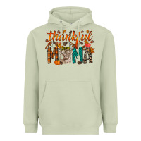 Thankful Mama Highland Cow Heavyweight Hoodie | Teevron