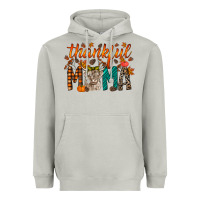 Moon Dust thankful mama highland cow Heavyweight Hoodie - RacoonDesign
