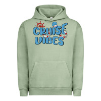 Pigment Oil Green cruise vibes Urban Hoodie - MaliasSmallBusiness