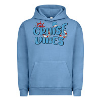 Pigment Pebble Blue cruise vibes Urban Hoodie - MaliasSmallBusiness