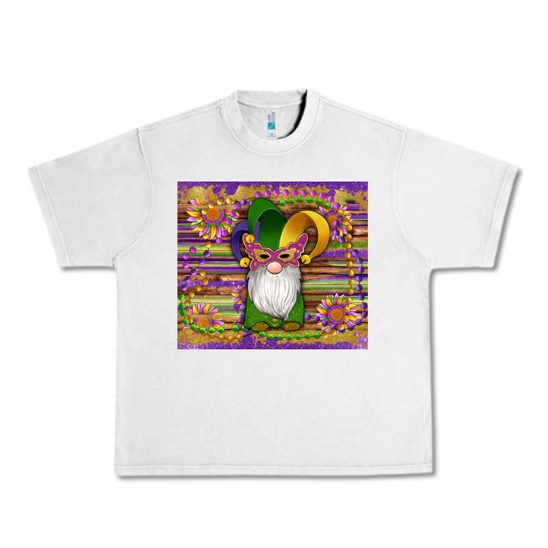 Mardi Gras Gnomes Mask Serape Sunflowers Urban Heavy Tee by Artiststas | Teevron