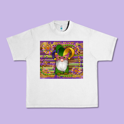 Mardi Gras Gnomes Mask Serape Sunflowers Urban Heavy Tee Designed By Artiststas