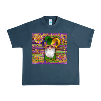Midnight Navy mardi gras gnomes mask serape sunflowers Urban Heavy Tee - Artiststas