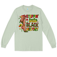 Matcha steppin into black history Long Sleeve Tee - Zillion Design Studio