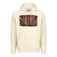 Sandshell Camouflage Pink Leopard Background Premium Hoodie - Jasminsmagicworld