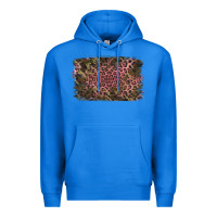 True Royal Camouflage Pink Leopard Background Premium Hoodie - Jasminsmagicworld